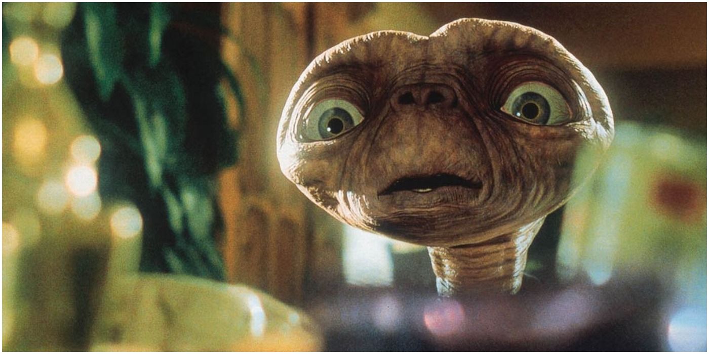E.T. looking at the fridge in ET.