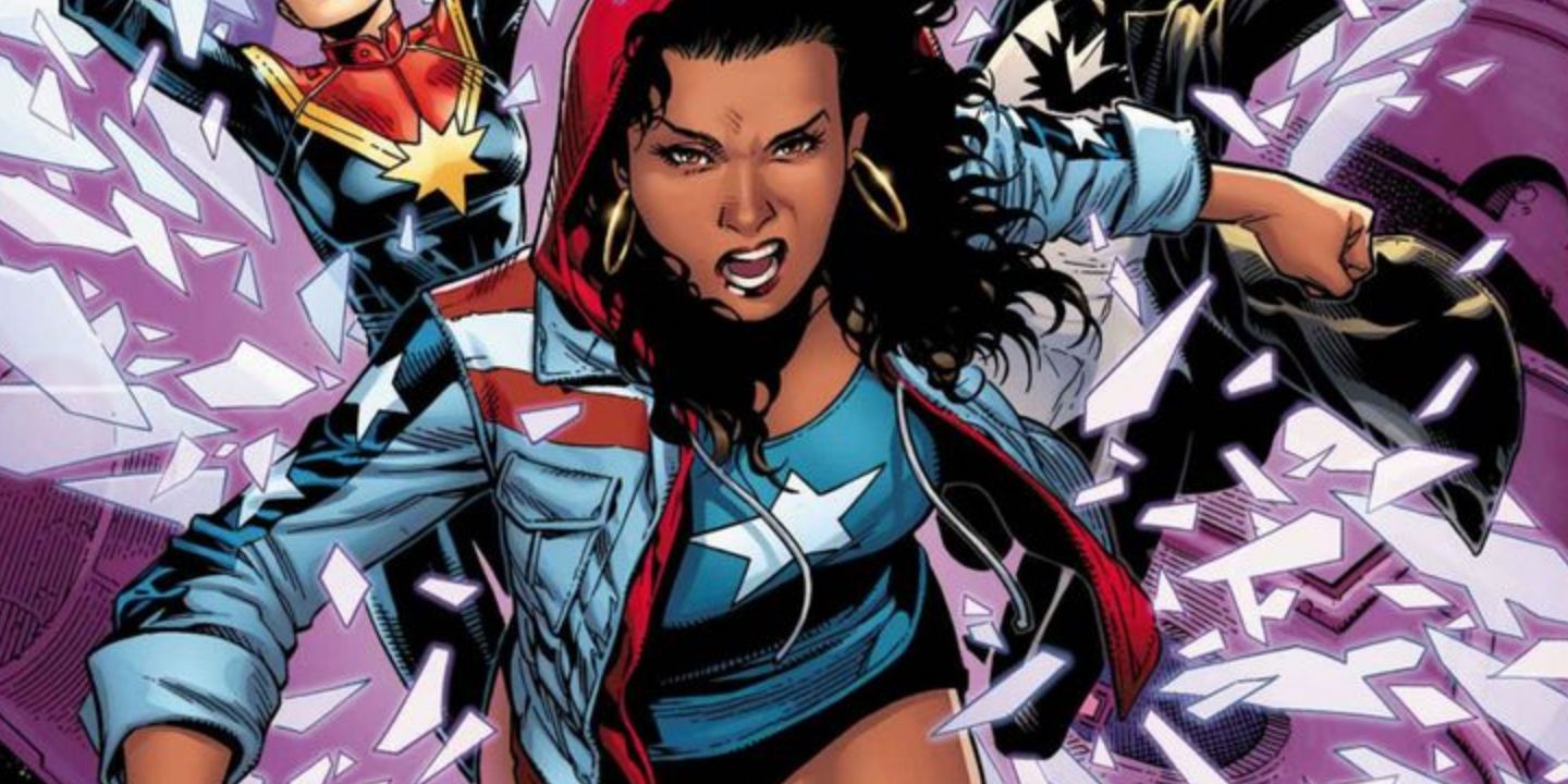 America Chavez punches through dimensions in Marvel Comics