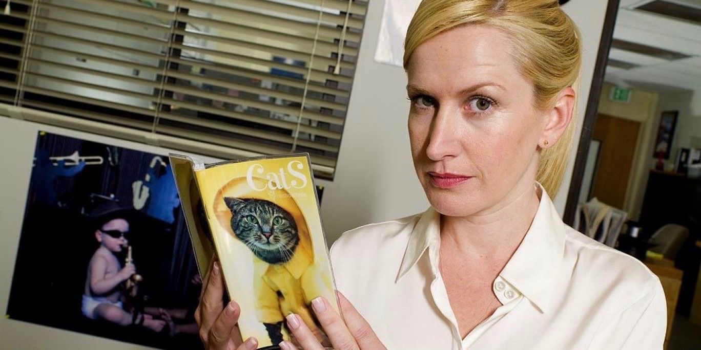 Angela Kinsey as Angela in The Office