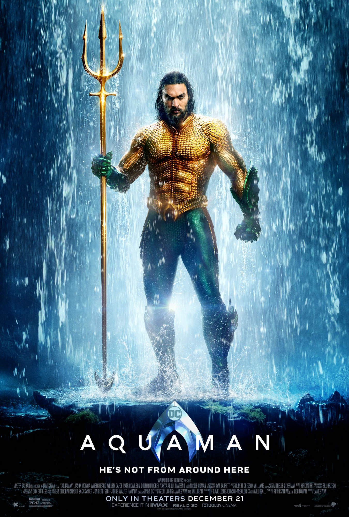 Aquaman Vertical Poster Classic Costume