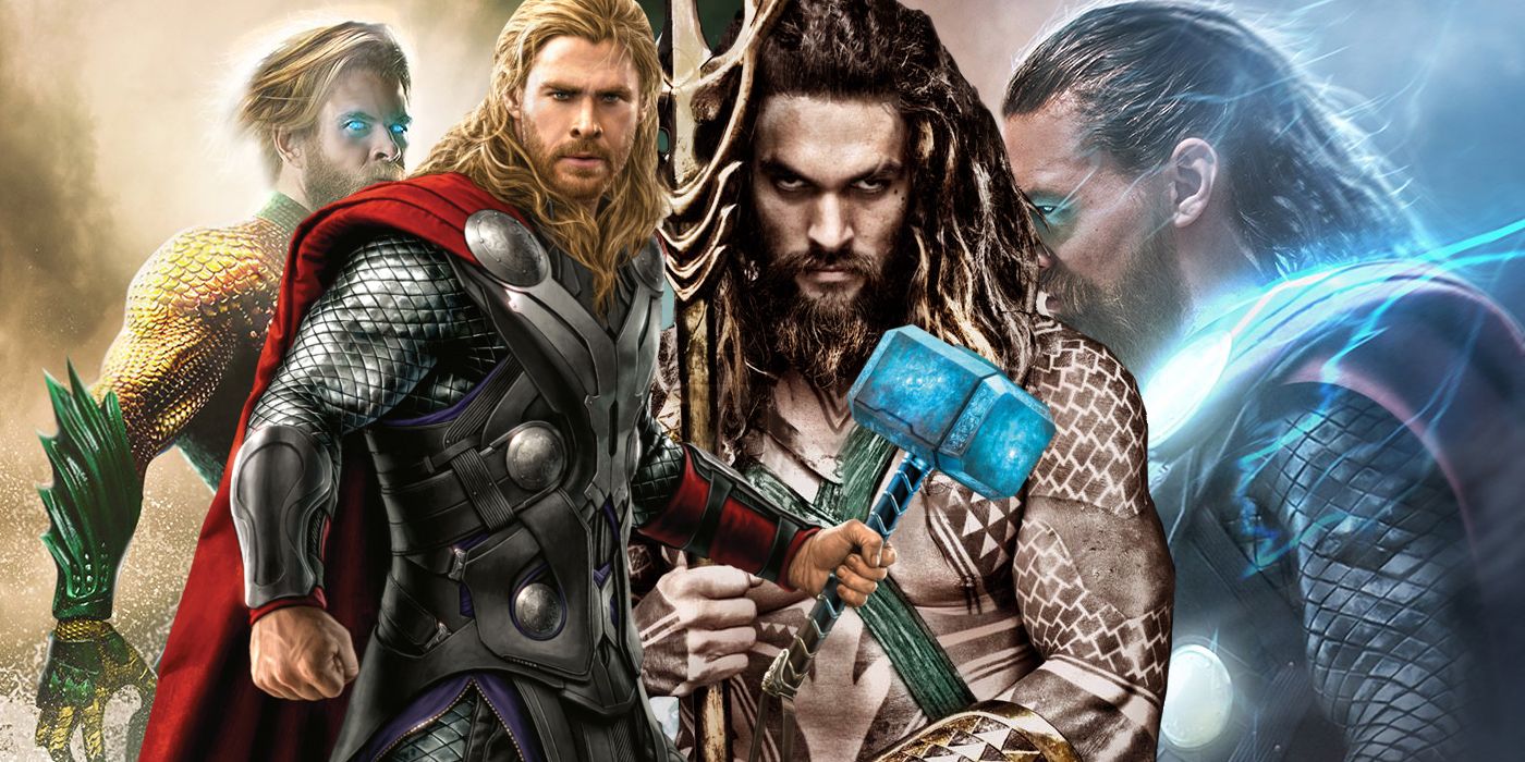 Chris Hemsworth Is Aquaman & Jason Momoa Is Thor In New Fan Art
