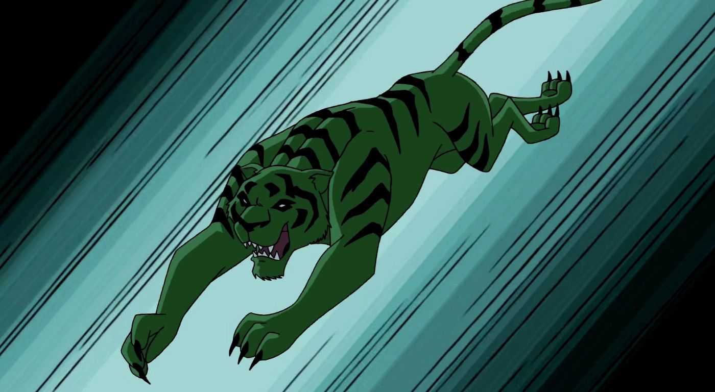 Beast Boy As A Tiger In Teen Titans