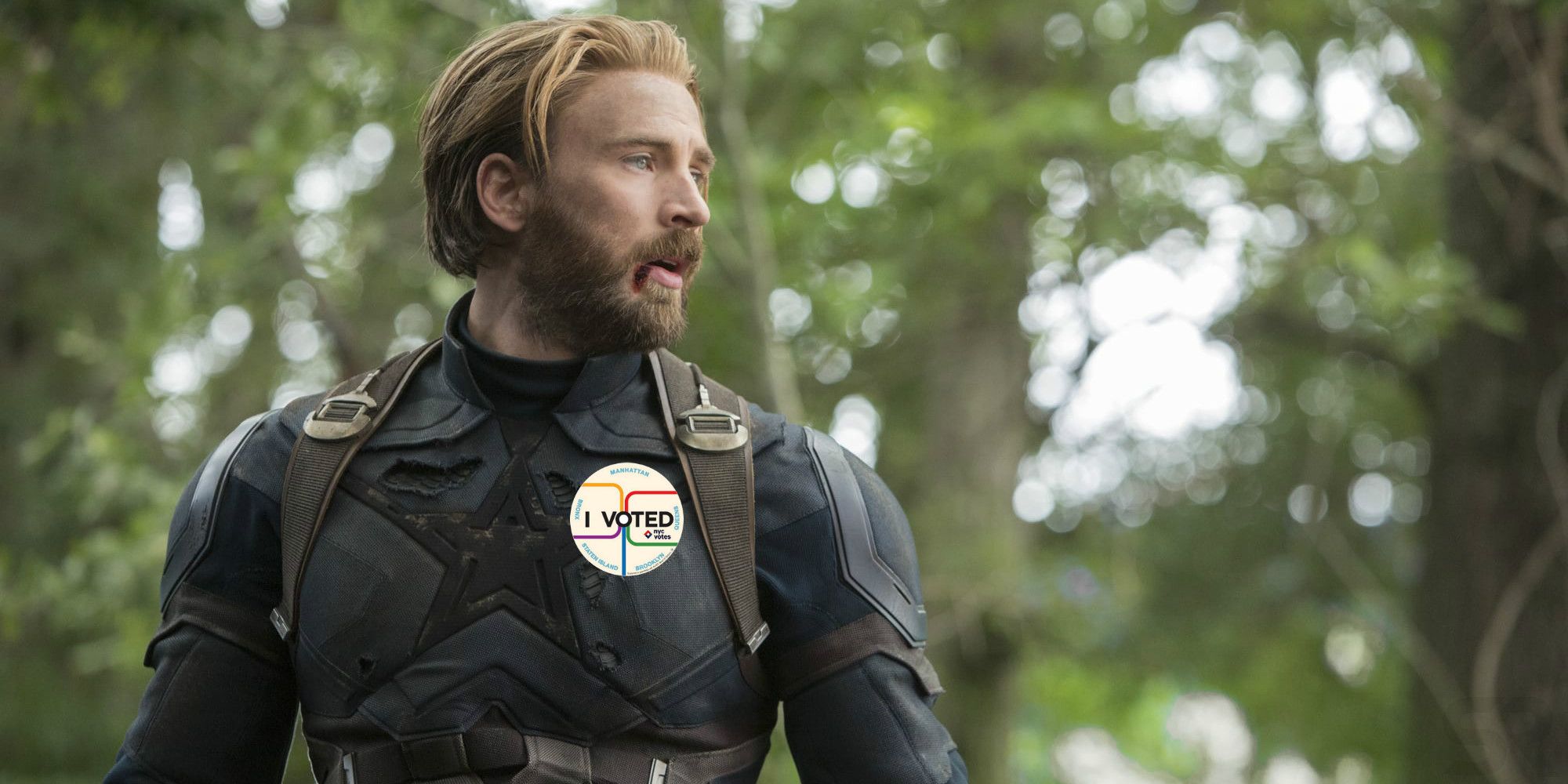 Captain America I Voted 2018 