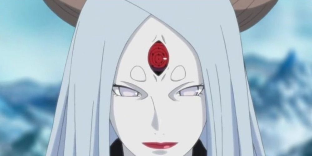 Close up of Kaguya in Naruto