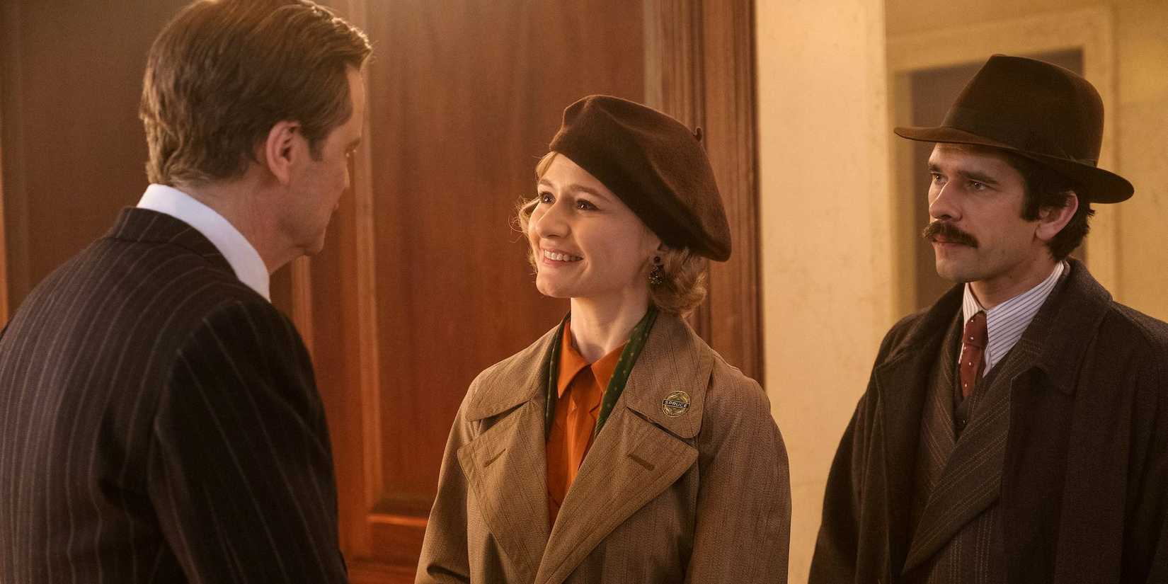 Colin Firth Emily Mortimer and Ben Whishaw in Mary Poppins Returns
