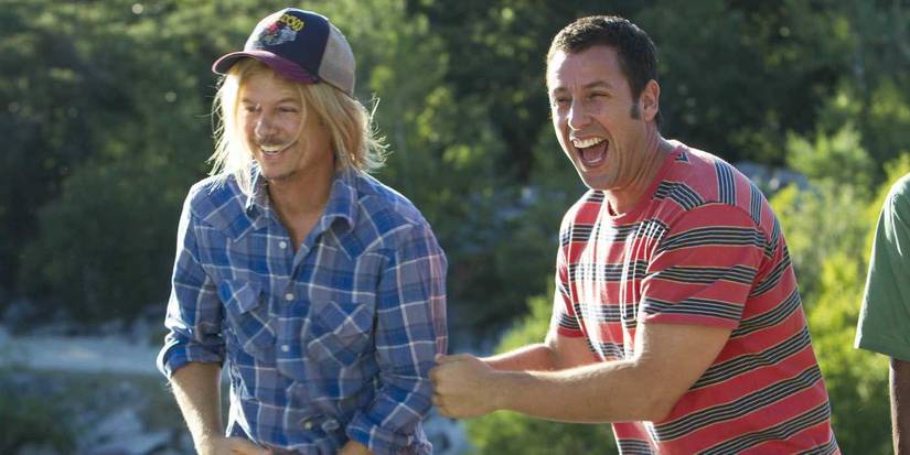 David Spade and Adam Sandler in Grown Ups 2