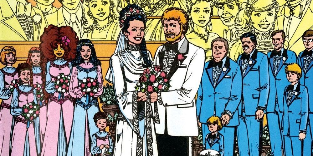 Donna Troy Wedding in Tales of the Teen Titans #50
