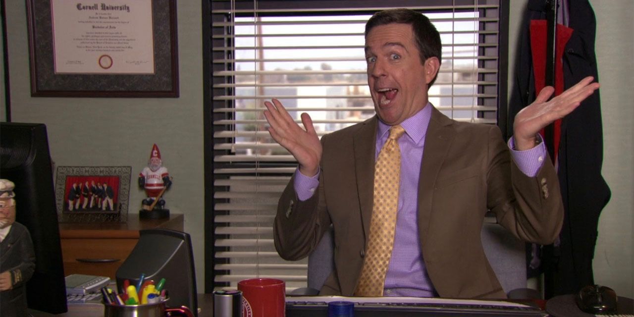 Ed Helms as Andy in The Office