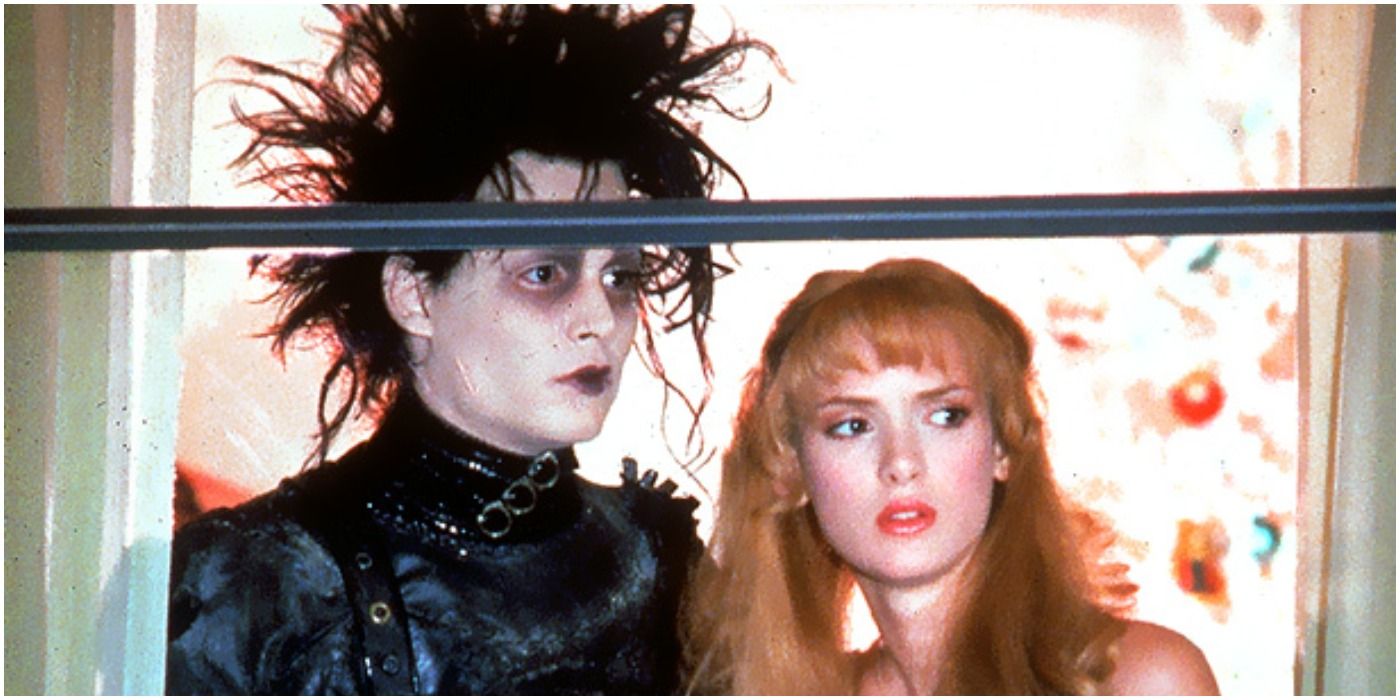 Edward Scissorhands with Johnny Depp and Winona Ryder