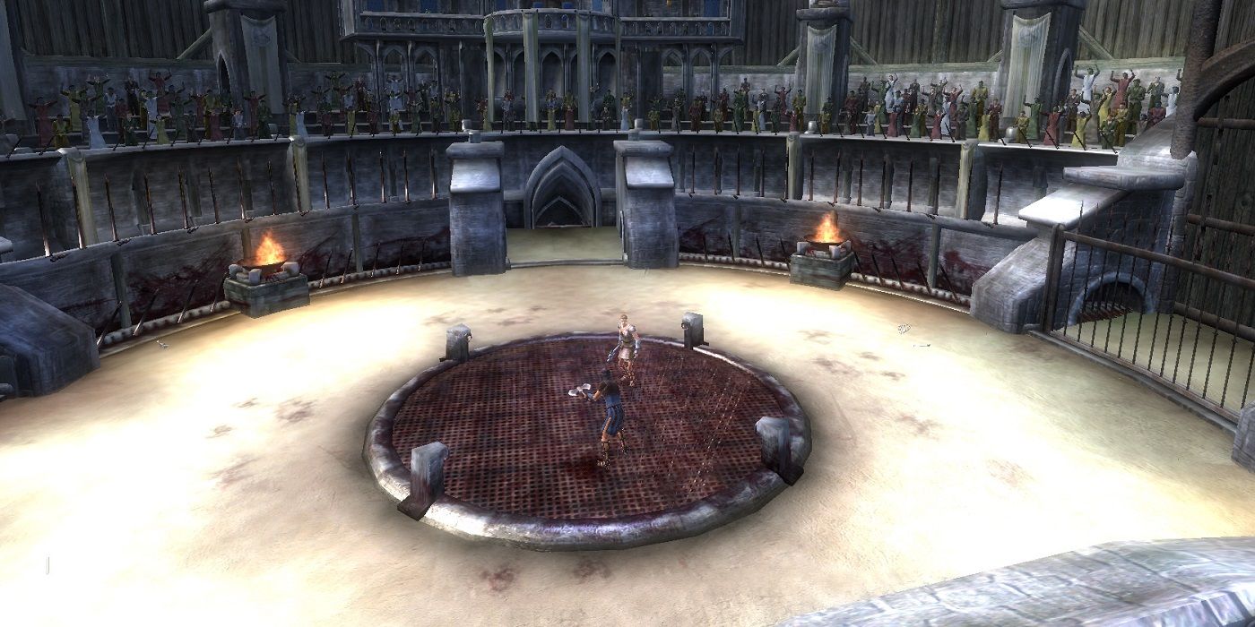 The arena in Elder Scrolls IV Oblivion