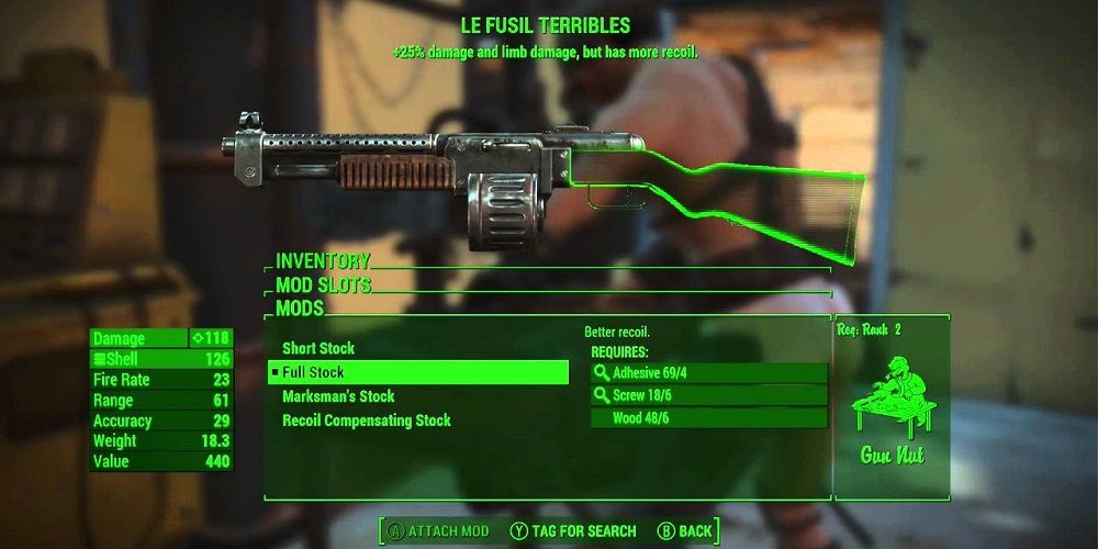 Fallout 4 Le Fusil Terribles