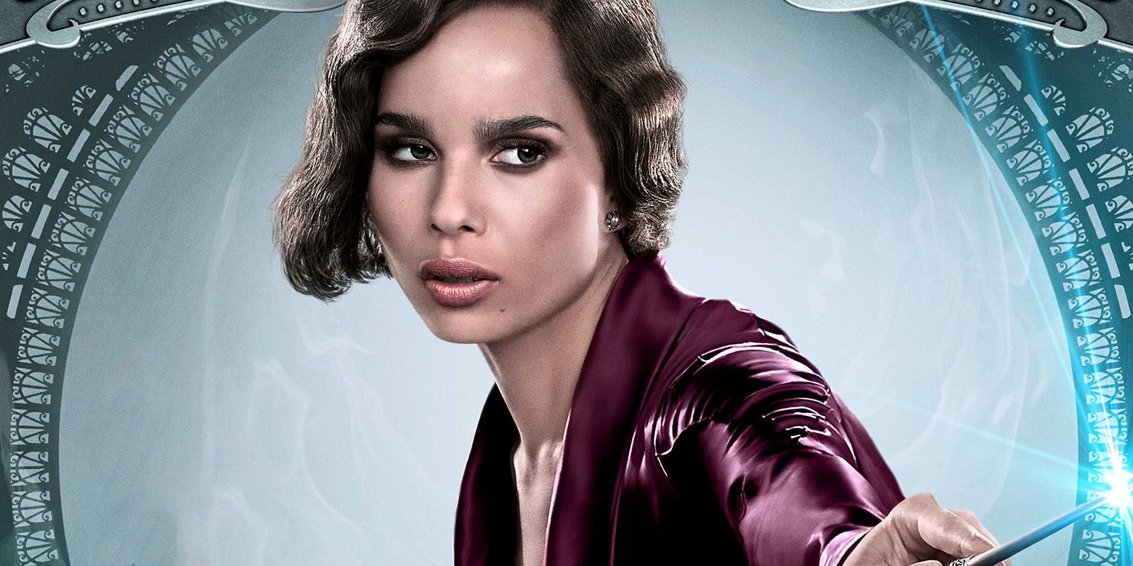 Leta Lestrange gives a determined look to the camera.
