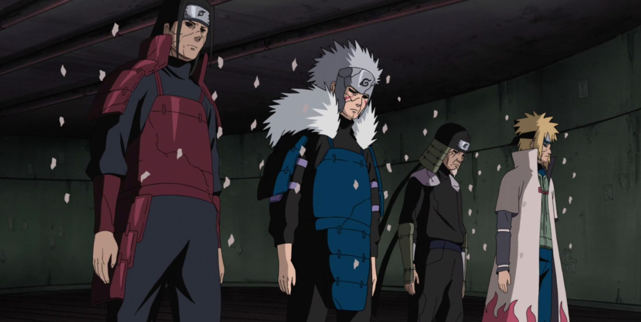 Former Hokages reanimated in Naruto Shippuden
