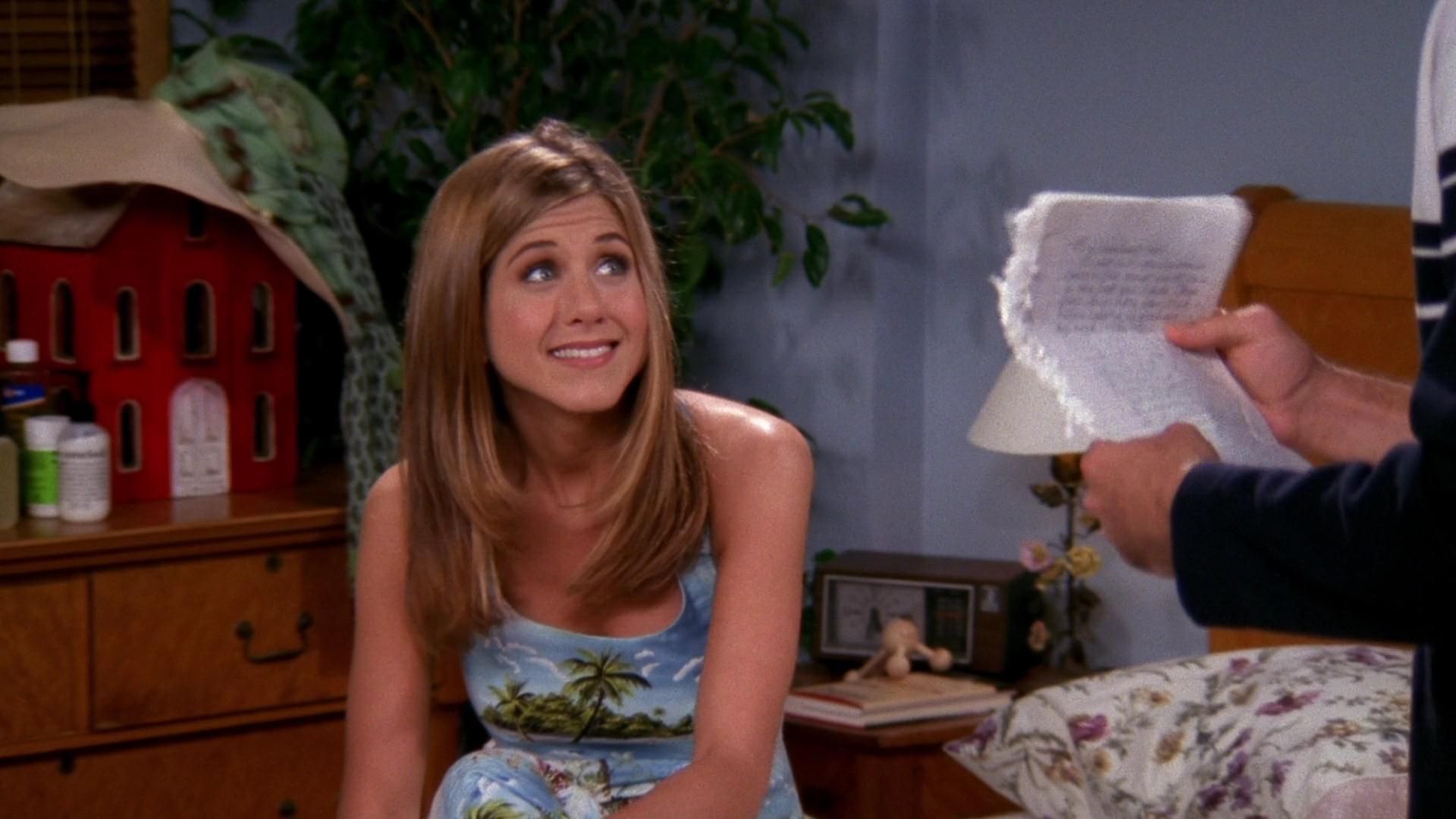 Friends Season 4 Episode 1 Rachel Ross Letter