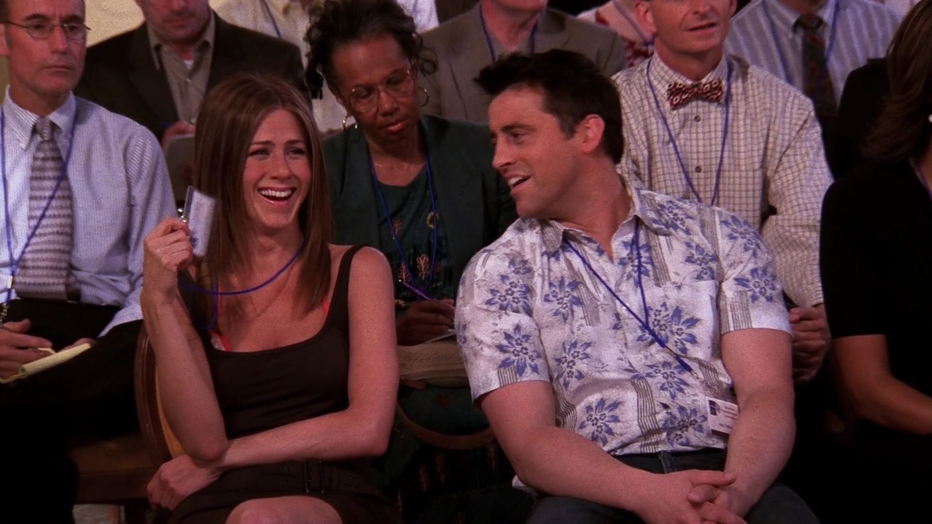 Friends Season 9 Episode 23 Rachel Joey Laugh Ross Lecture