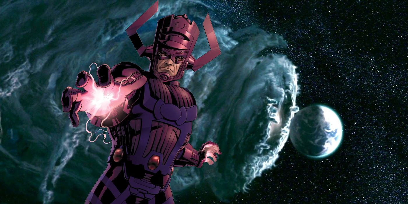 Galactus in space in Marvel artwork