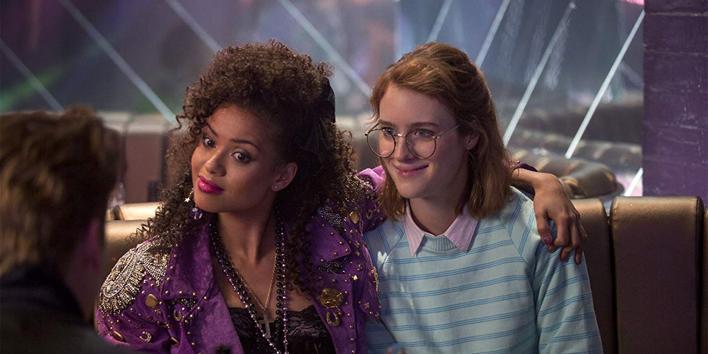 Gugu Mbatha-Raw and Mackenzie Davis in Black Mirror episode San Junipero