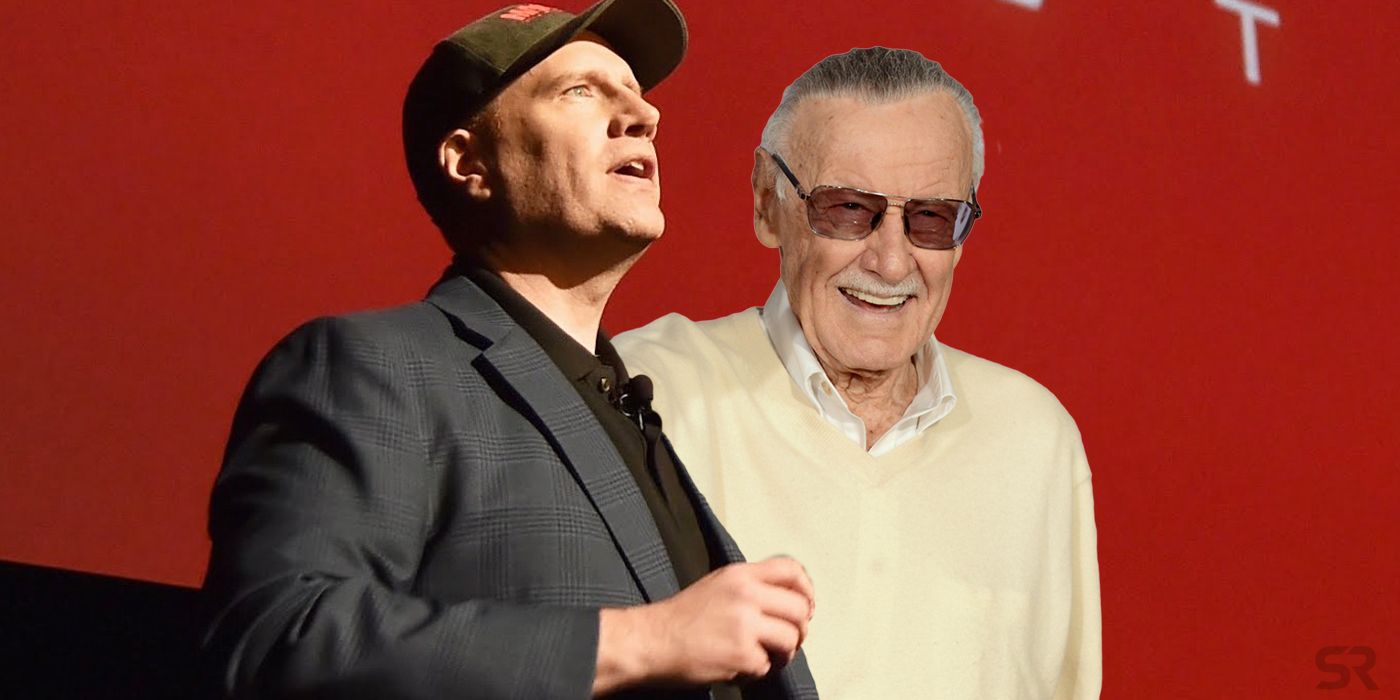 Kevin Feige and Stan Lee