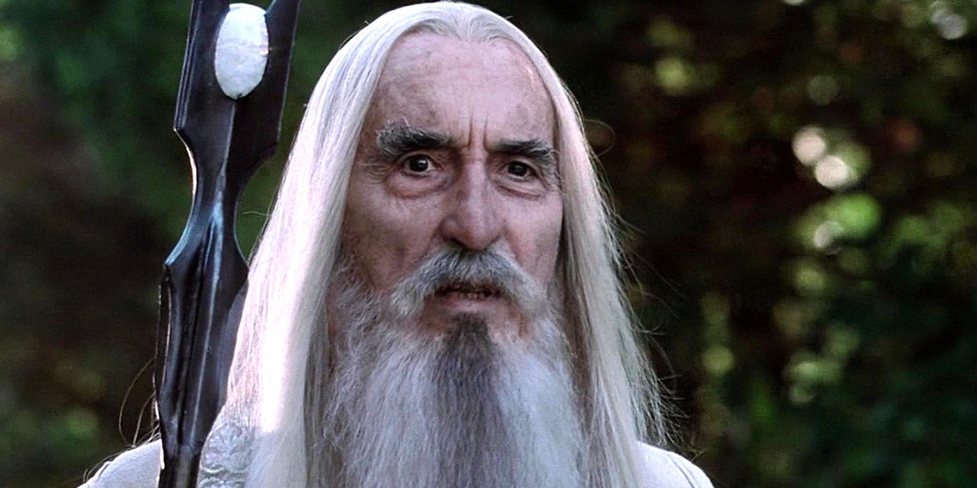 Saruman talks with Gandalf about the One Ring in Fellowship of the Ring
