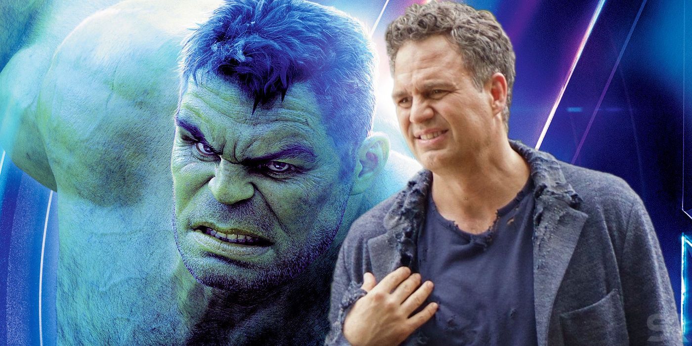 Mark Ruffalo and Hulk in Avengers Infinity War