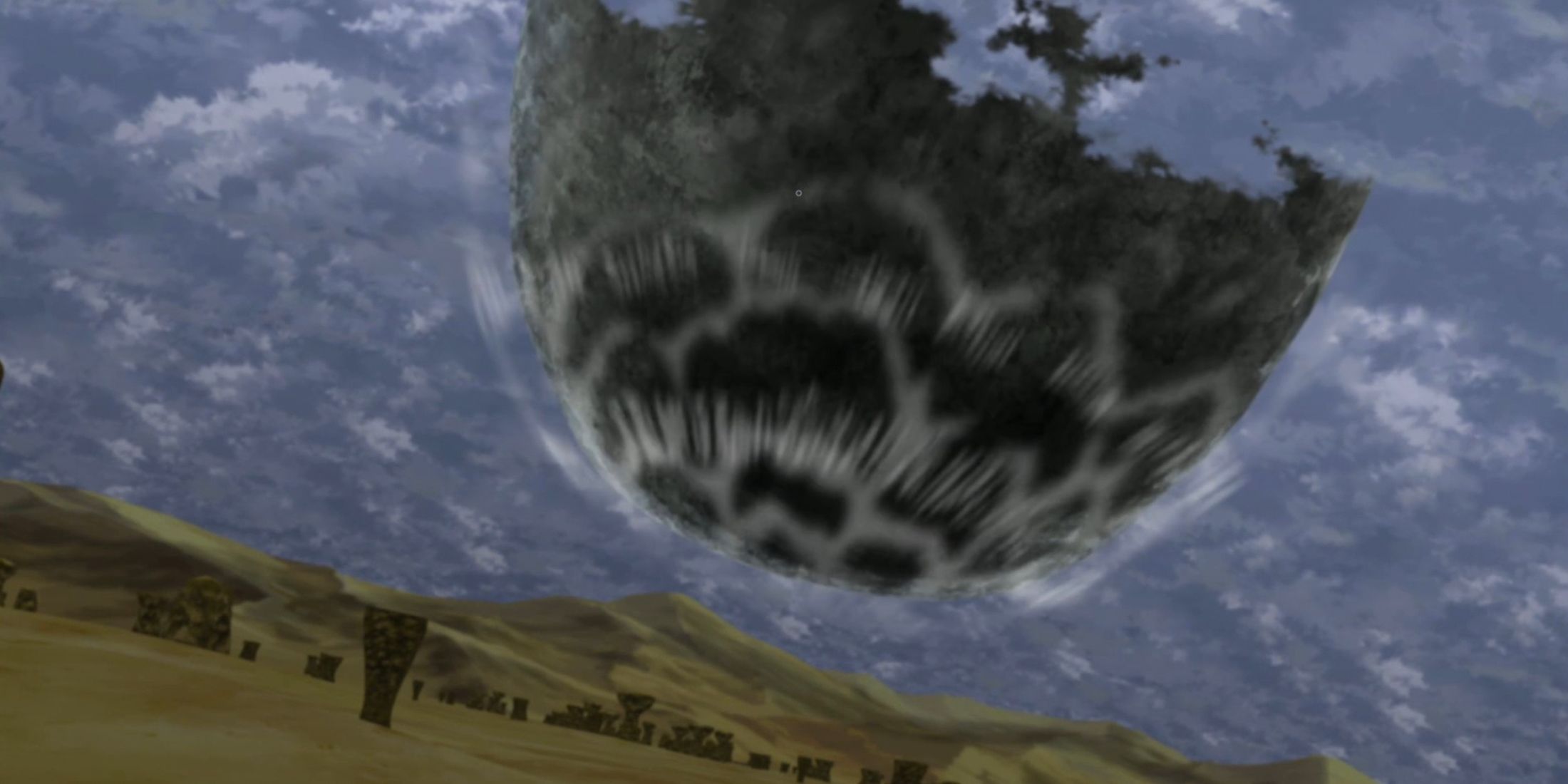 Meteors falling when Tengai Shinsei is used in Naruto