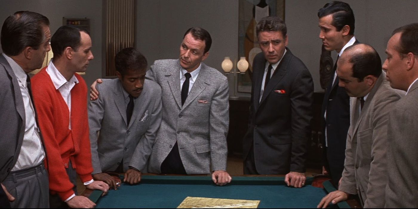 The crew in the original Oceans 11 movie in 1960.