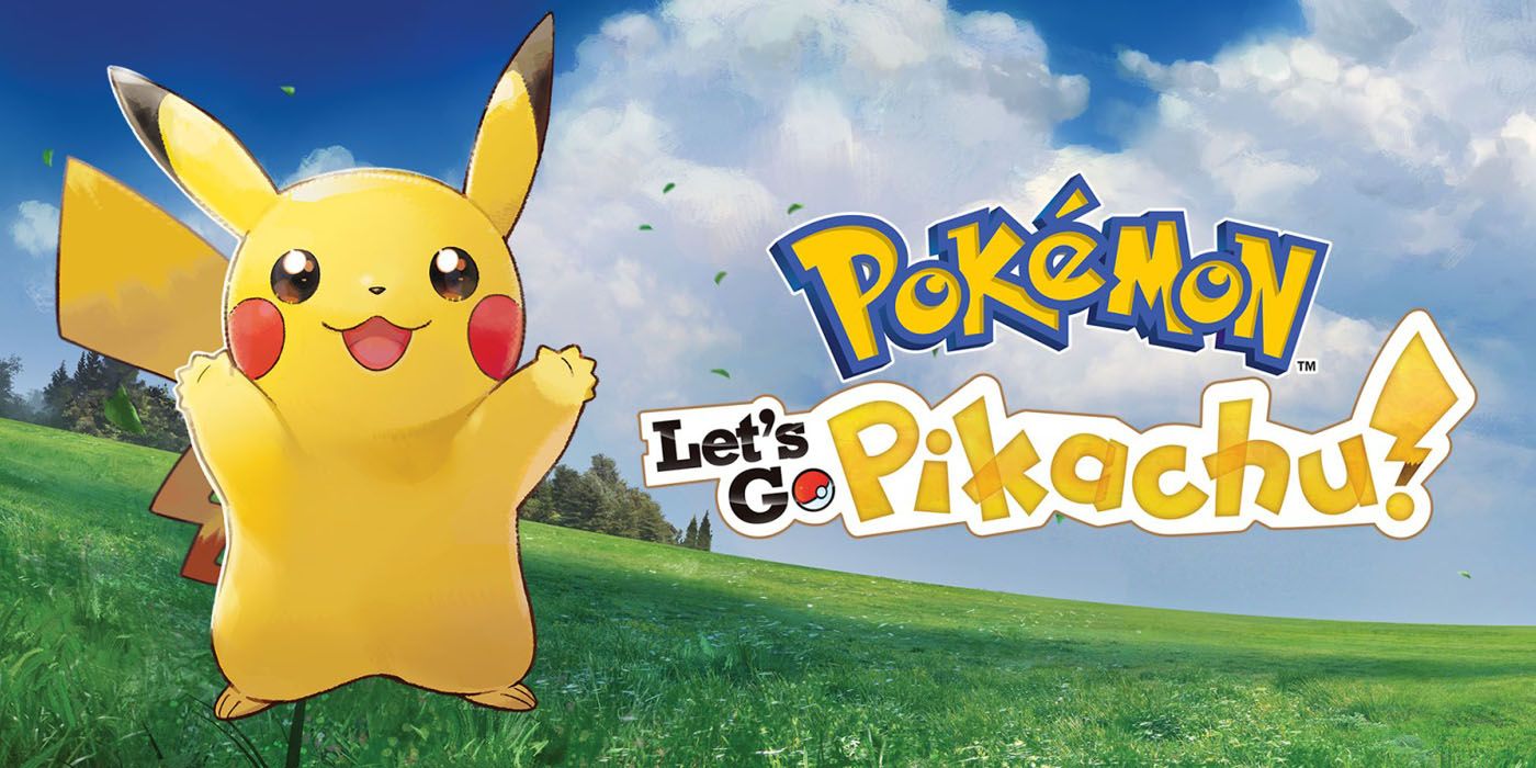 Pikachu on the cover of Pokemon: Let's Go, Pikachu