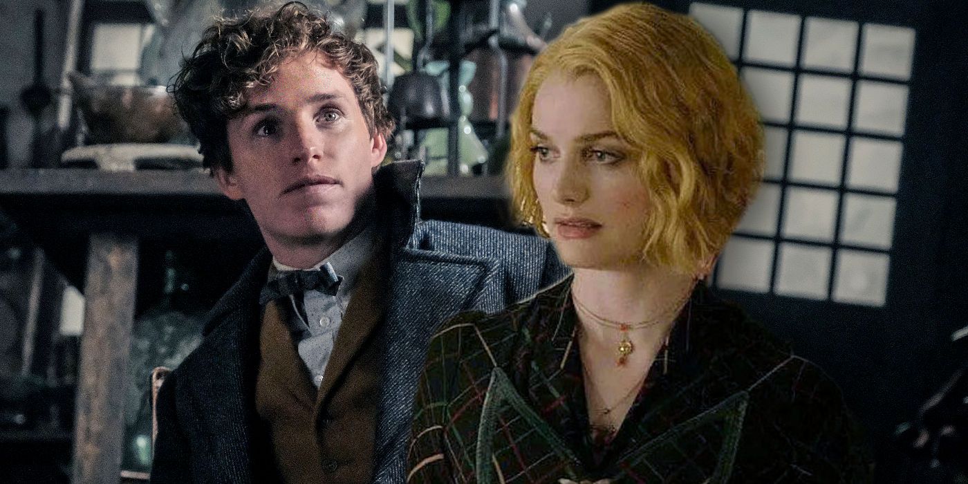 Newt and Queenie in Fantastic Beasts