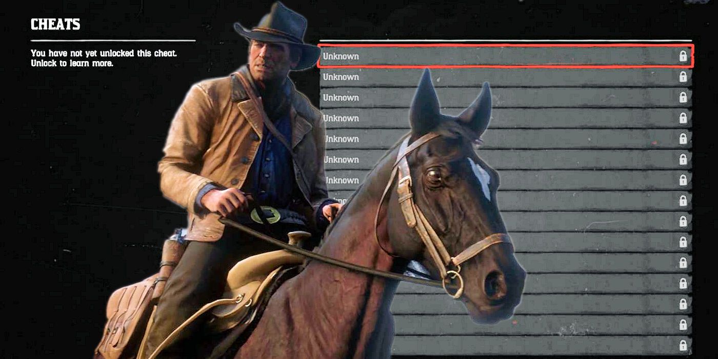 Red Dead Redemption 2 cheat codes list