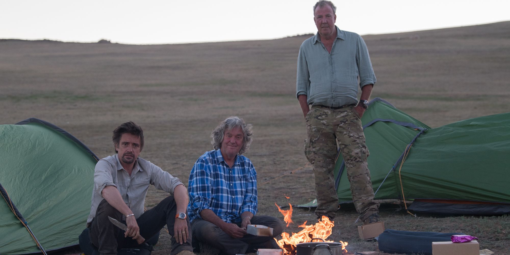 Richard Hammond James May and Jeremy Clarkson in The Grand Tour Seson 3 Amazon