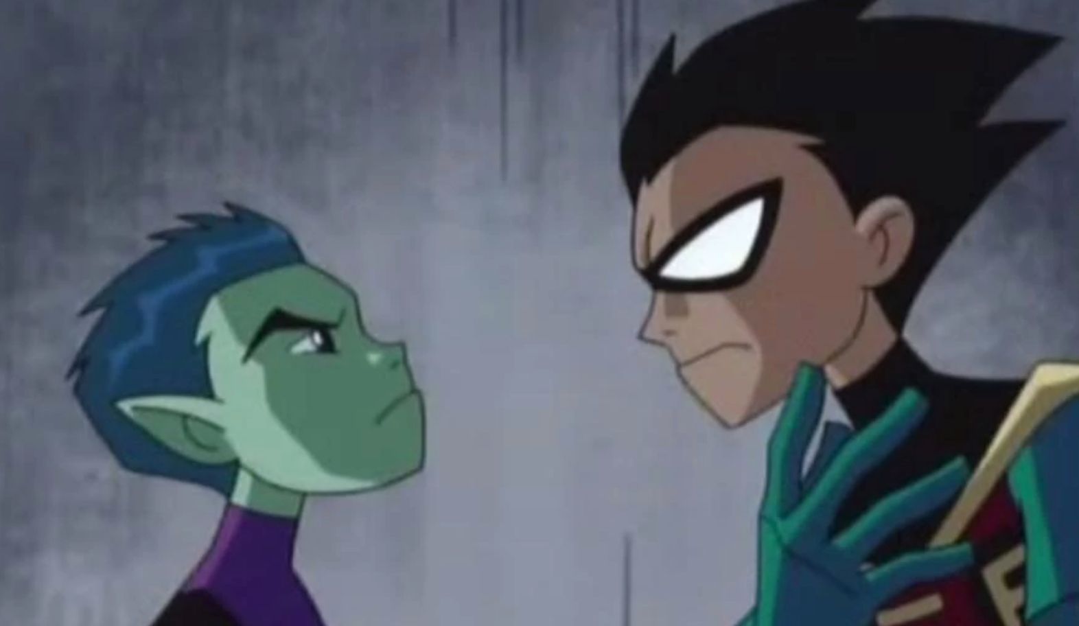 Robin And Beast Boy In Teen Titans