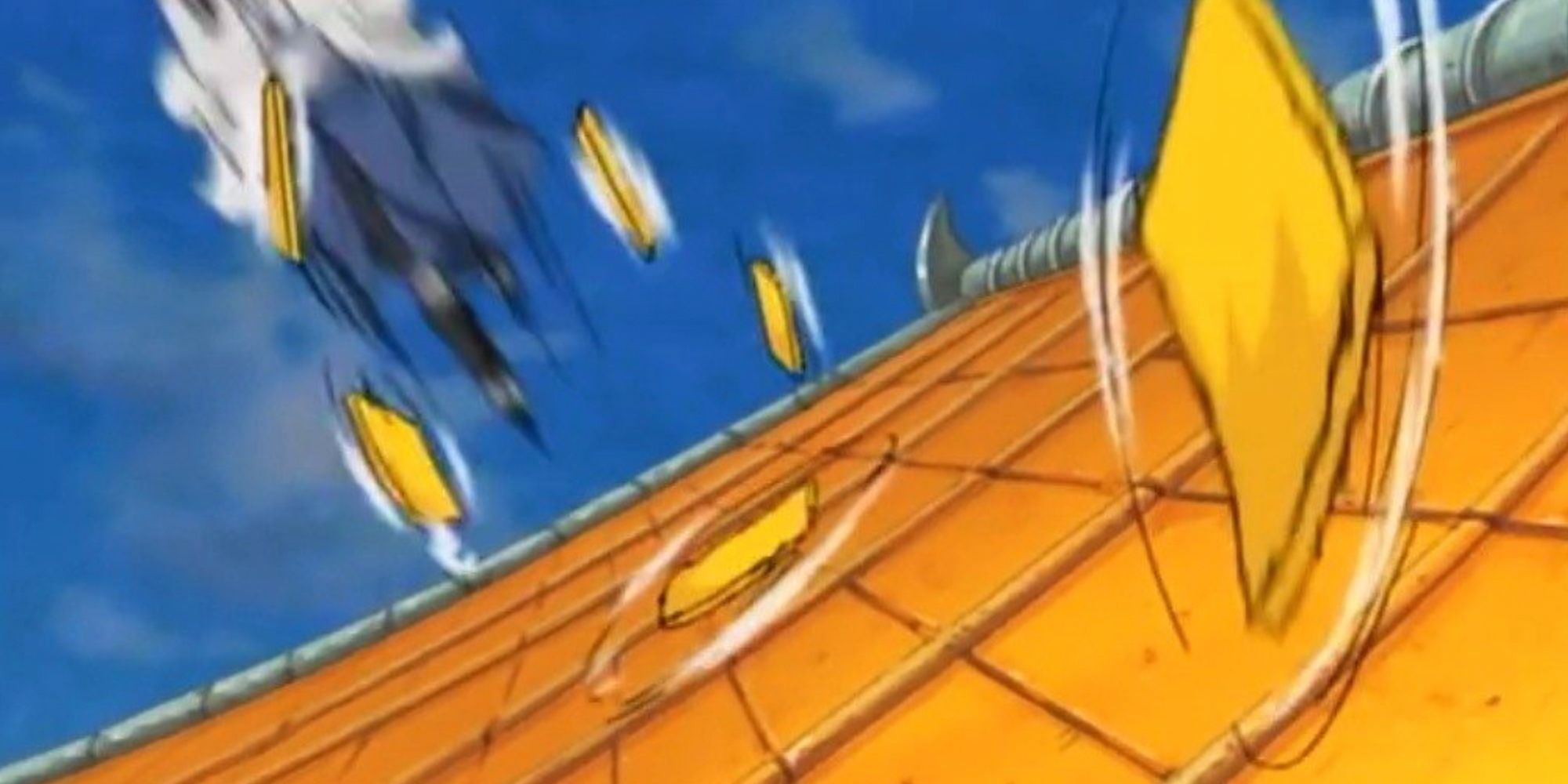 Roof tile shuriken in Naruto