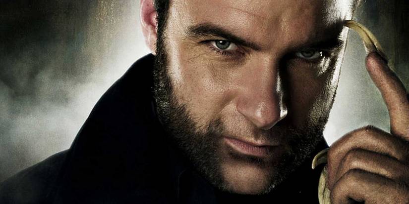 Promotional image of Sabretooth close-up looking smug in X-Men Origins: Wolverine