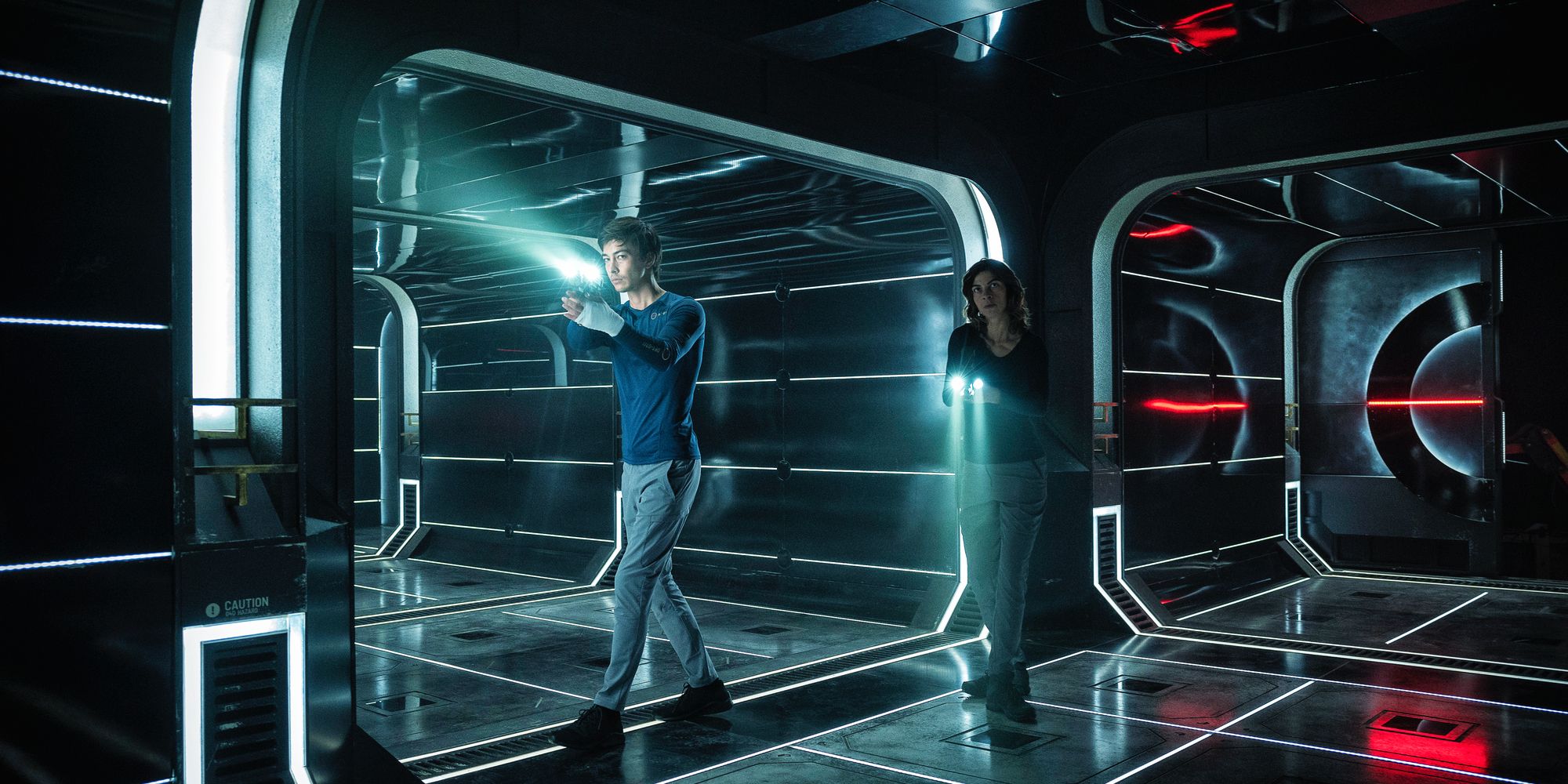 Sen Mitsuji and Natalia Tena in Origin YouTube Premium