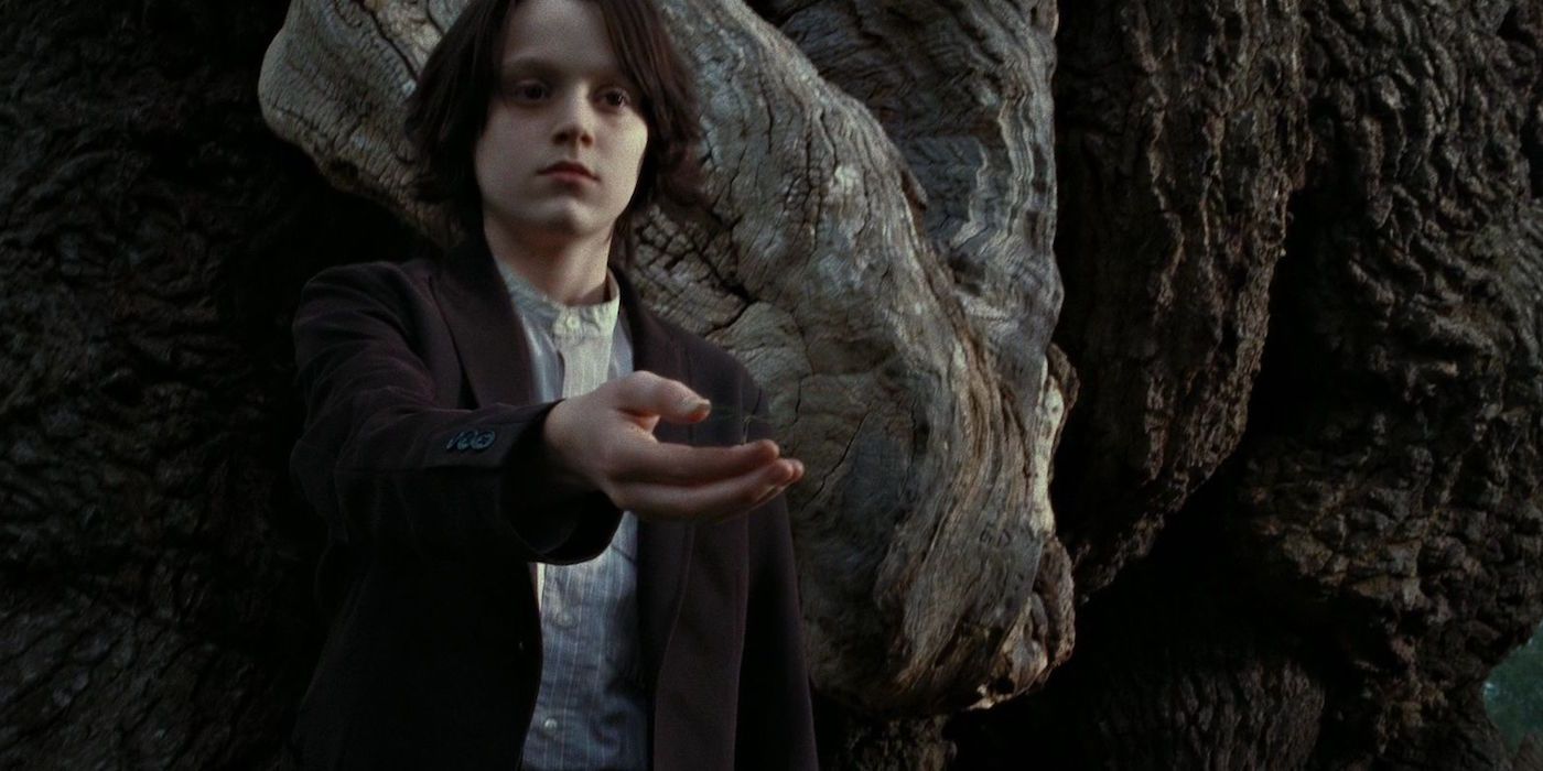 A child Severus Snape as he meets Lily in Harry Potter