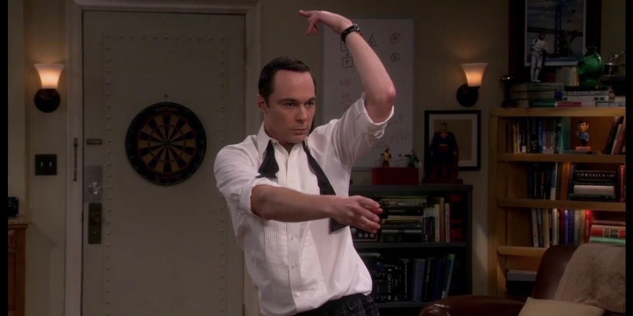Sheldon Dancing in The Big Bang Theory