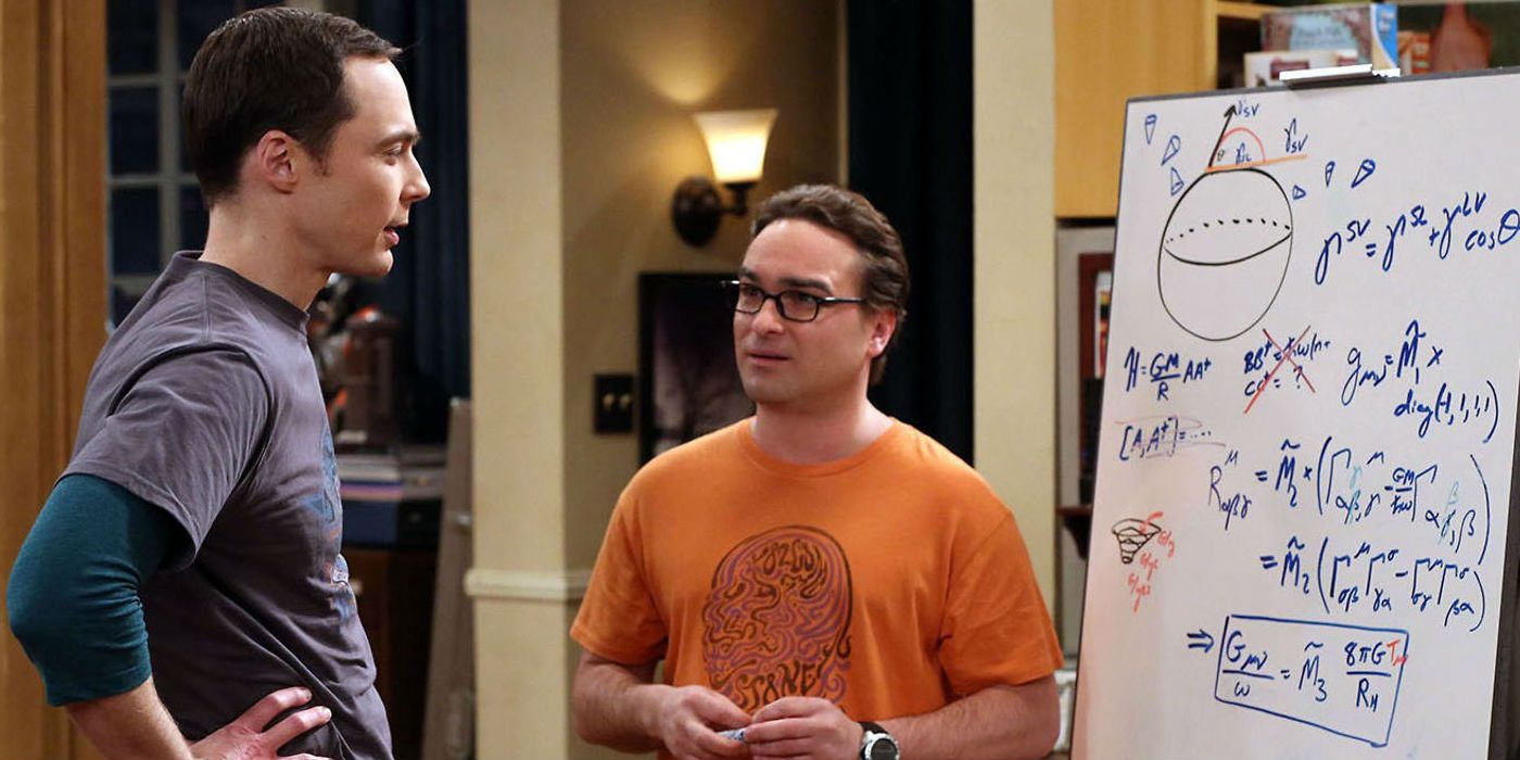 Sheldon and Leonard in The Big Bang Theory