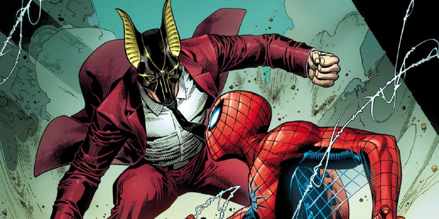 Spider-Man and the Jackal battle it out in The Clone Conspiracy comics.