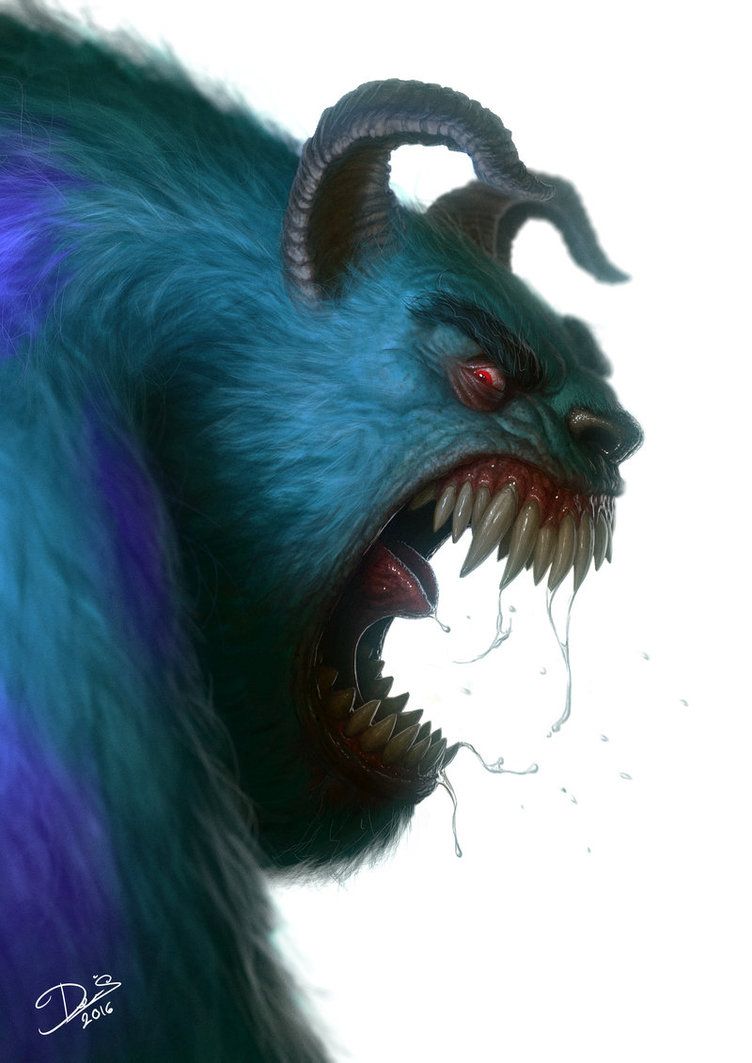 Sulley from Monsters Inc as a Villain