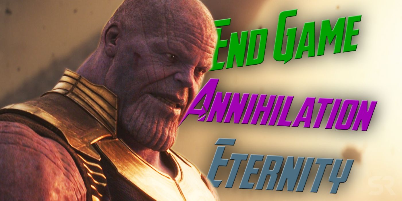 Thanos and Avengers 4 Titles