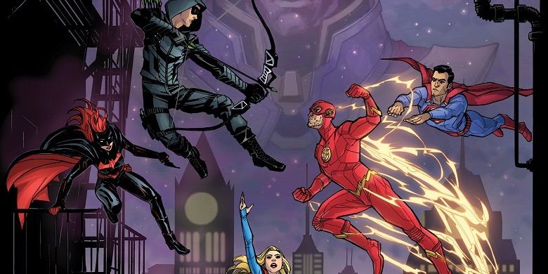 Arrowverse Elseworlds Crossover Gets Cool Comic Book Style Poster 8118