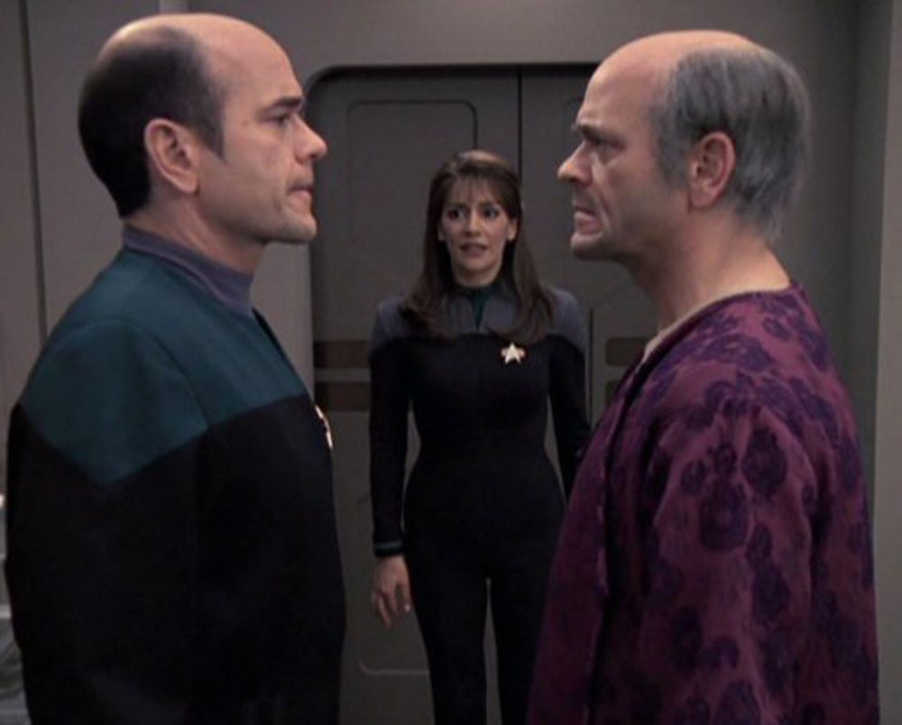 The Doctor and Lewis Zimmerman Star Trek Voyager
