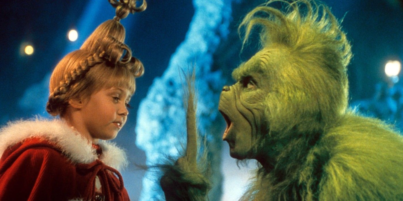 The Grinch and Cindy Lou face off in How The Grinch Stole Christmas
