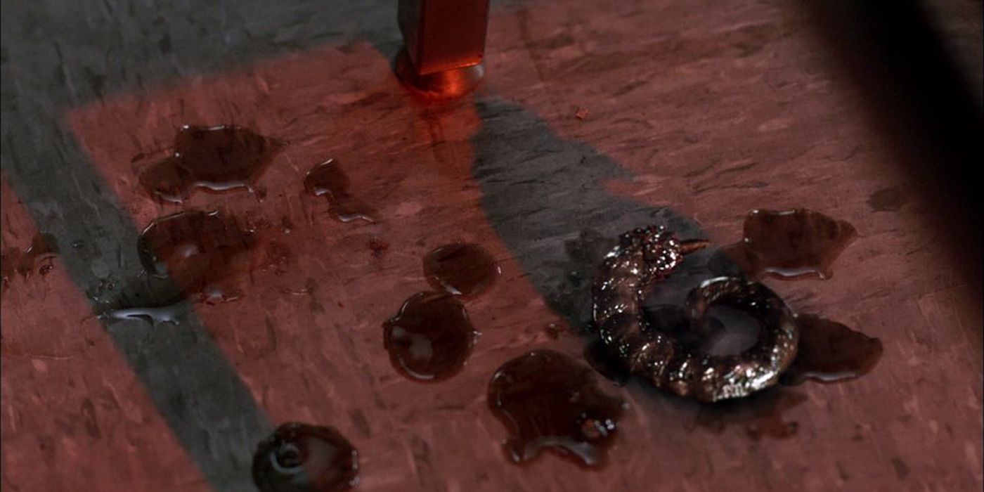 The Khan Worm on the floor in Supernatural.