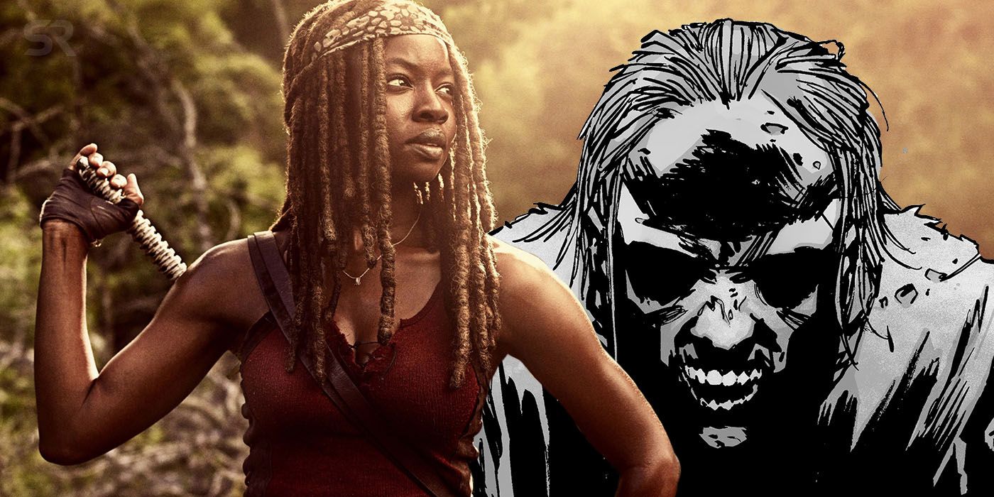 The Walking Dead Michonne with Whisperer