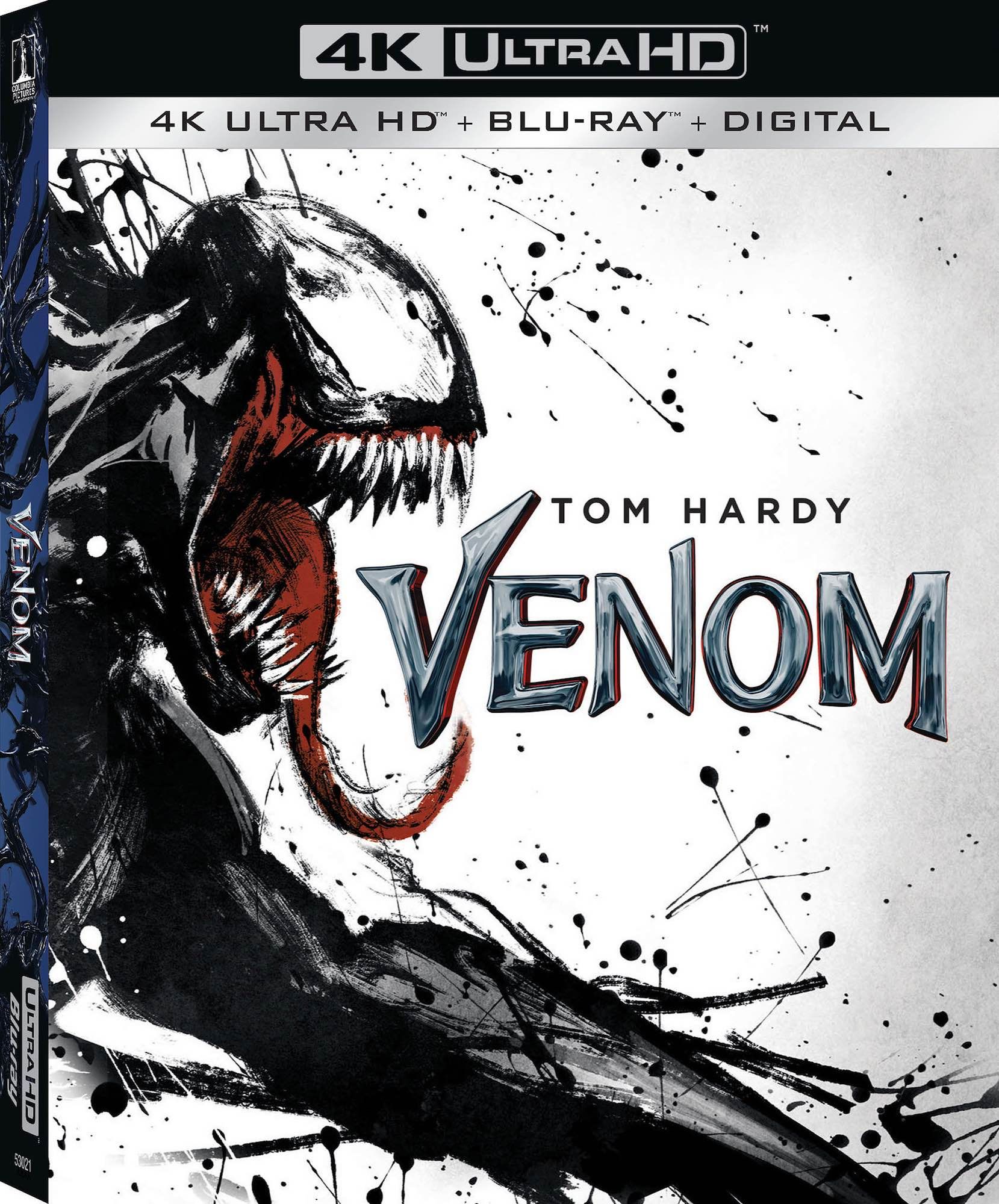 Venom 4K Ultra HD Blu-ray Cover