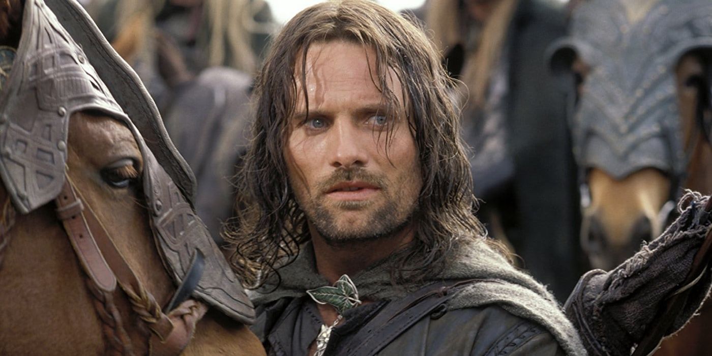 Viggo Mortensen as Aragorn in Lord of the Rings