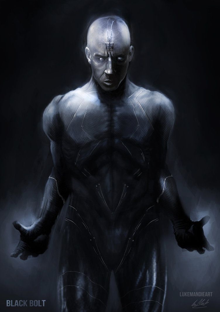 Vin Diesel as Black Bolt Fan Art