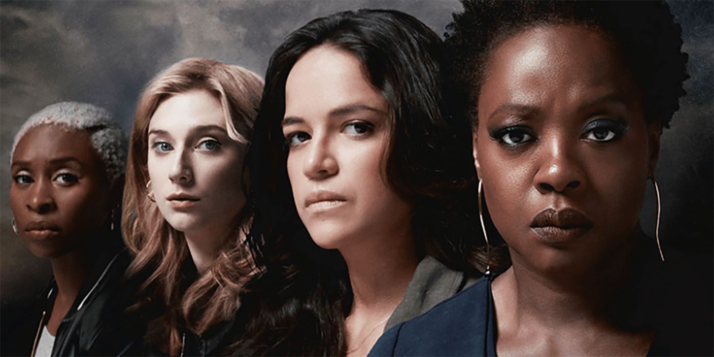 The main characters in a promo image for Widows.