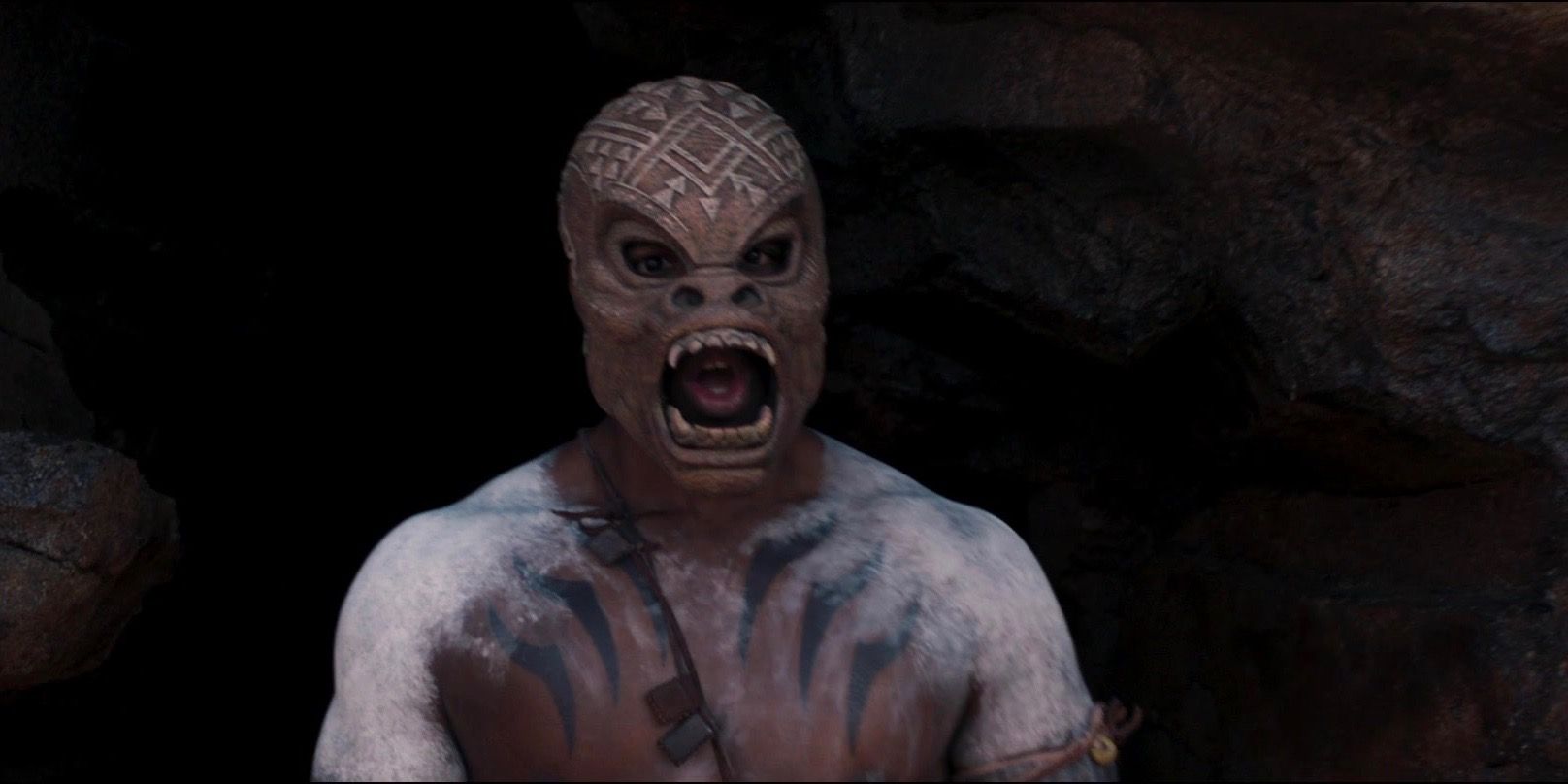 Winston Duke as M'Baku in Monkey Mask in Black Panther